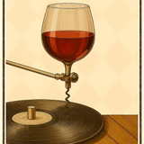 Easily distracted by music and wine — Crème & Sable