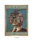 Wenn das Leben verschwommen wird, passe deinen Fokus an 