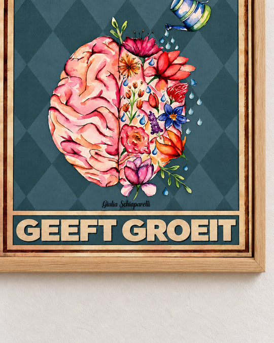 Alles wat je aandacht geeft, groeit — Decoratieve lijst en interieur niet inbegrepen