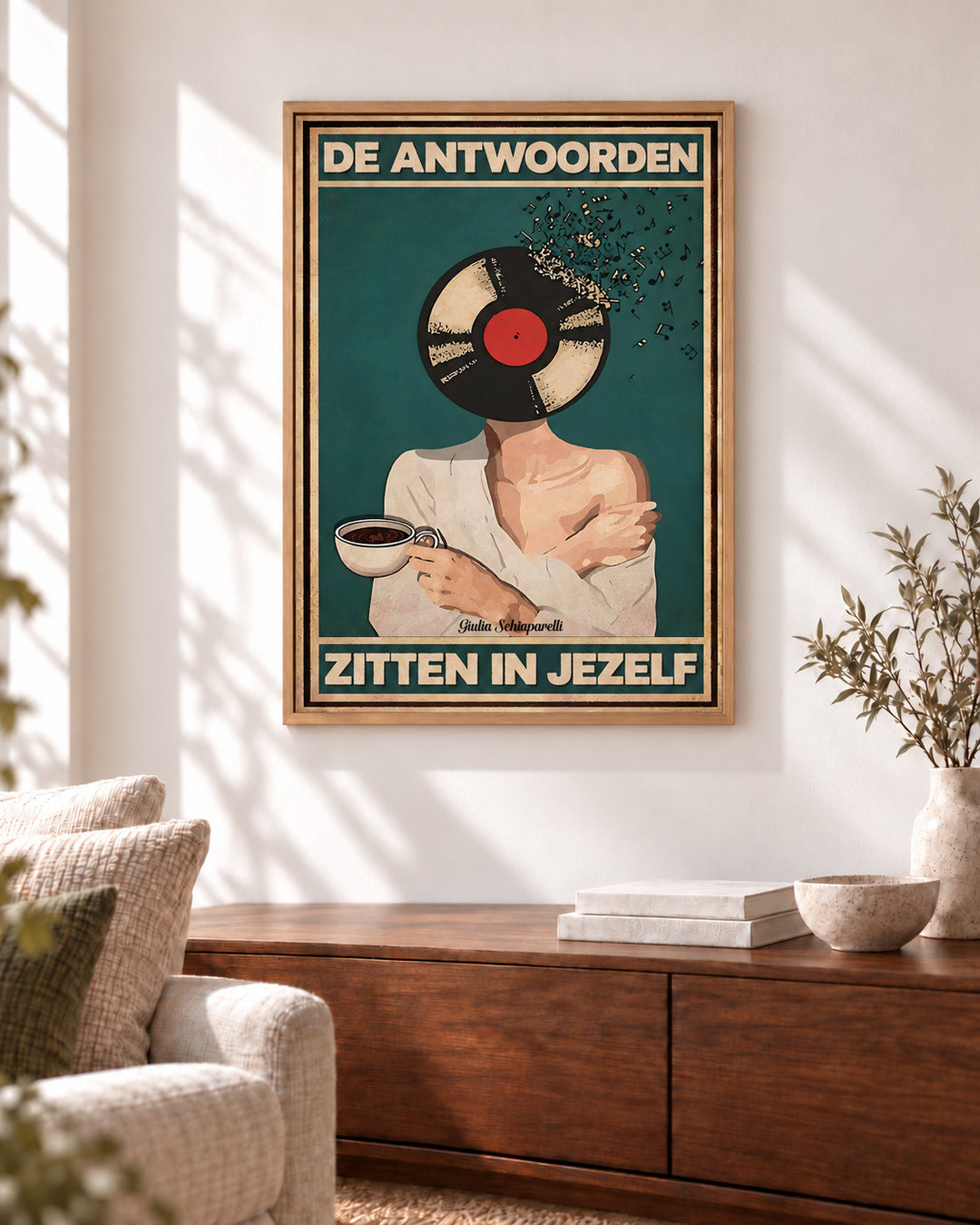 De antwoorden zitten in jezelf — Decoratieve lijst en interieur niet inbegrepen