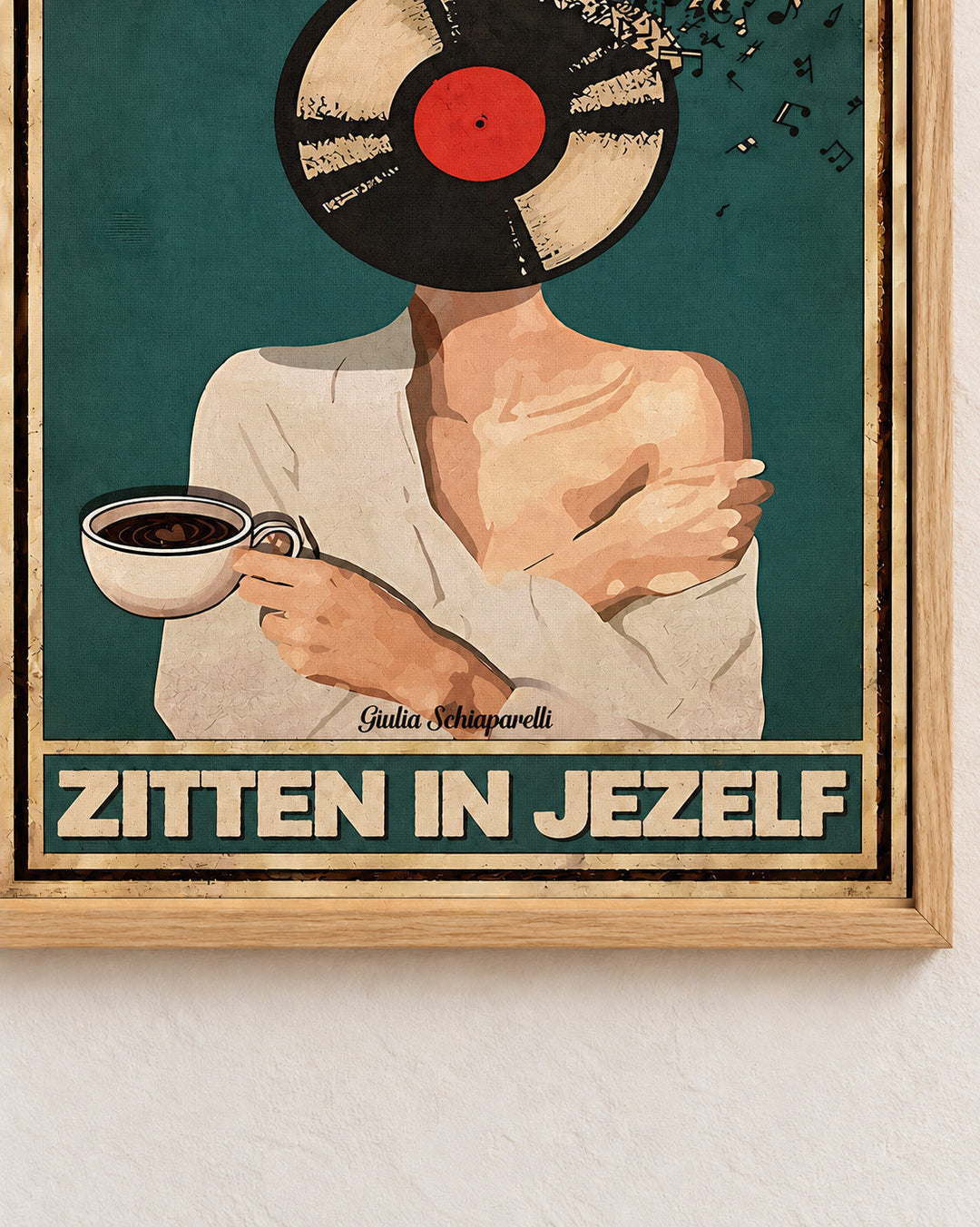 De antwoorden zitten in jezelf — Decoratieve lijst en interieur niet inbegrepen