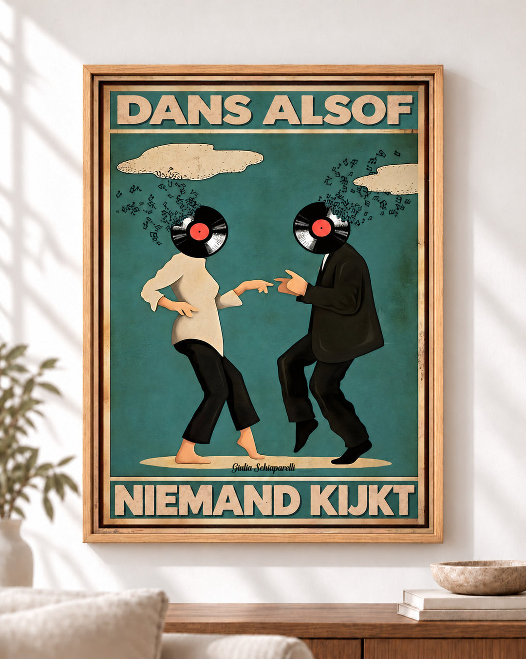 Dans alsof niemand kijkt — Decoratieve lijst en interieur niet inbegrepen