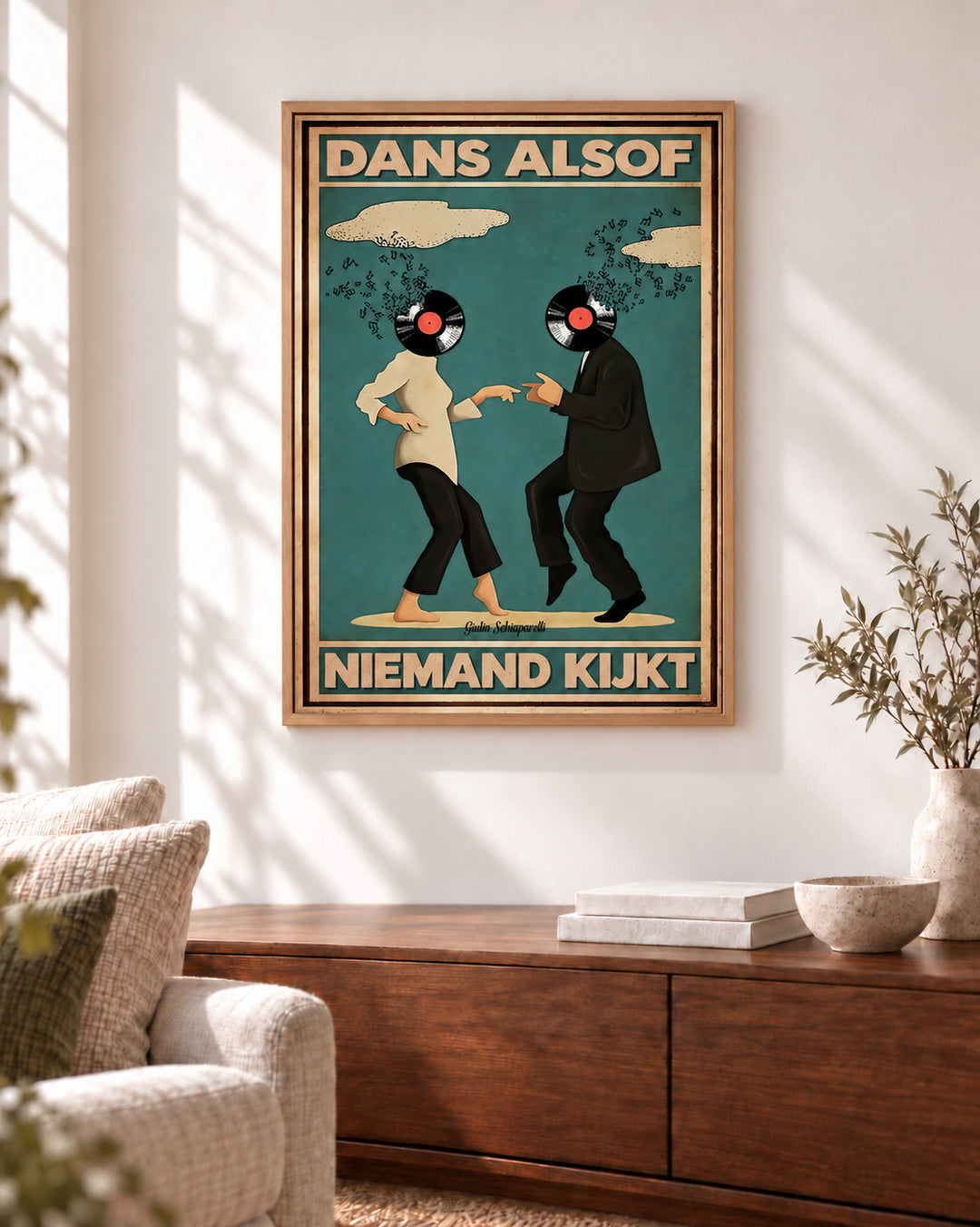 Dans alsof niemand kijkt — Decoratieve lijst en interieur niet inbegrepen