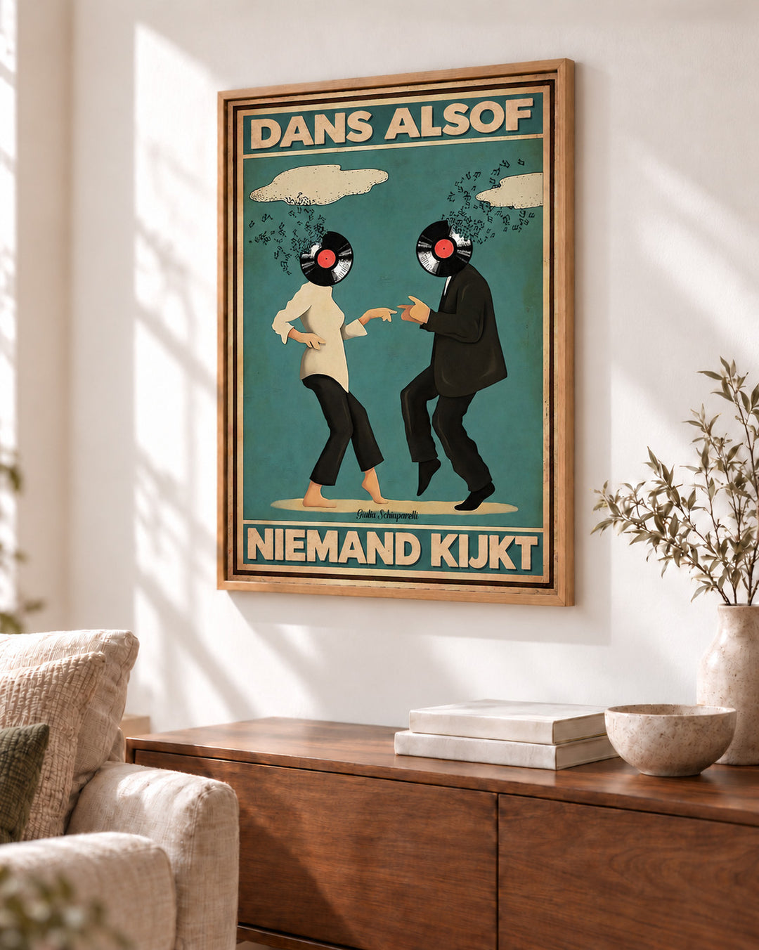 Dans alsof niemand kijkt — Decoratieve lijst en interieur niet inbegrepen