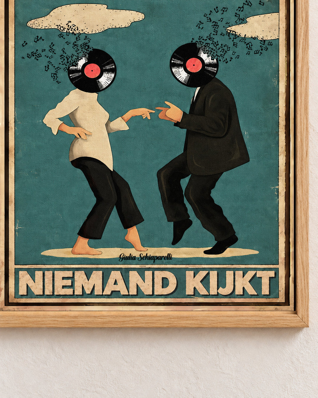 Dans alsof niemand kijkt — Decoratieve lijst en interieur niet inbegrepen