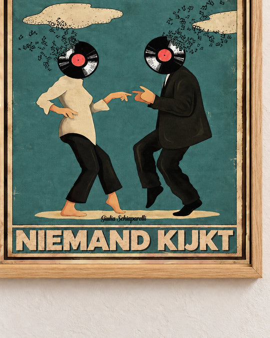 Dans alsof niemand kijkt — Decoratieve lijst en interieur niet inbegrepen