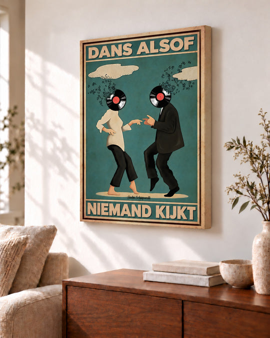 Dans alsof niemand kijkt — Decoratieve lijst en interieur niet inbegrepen