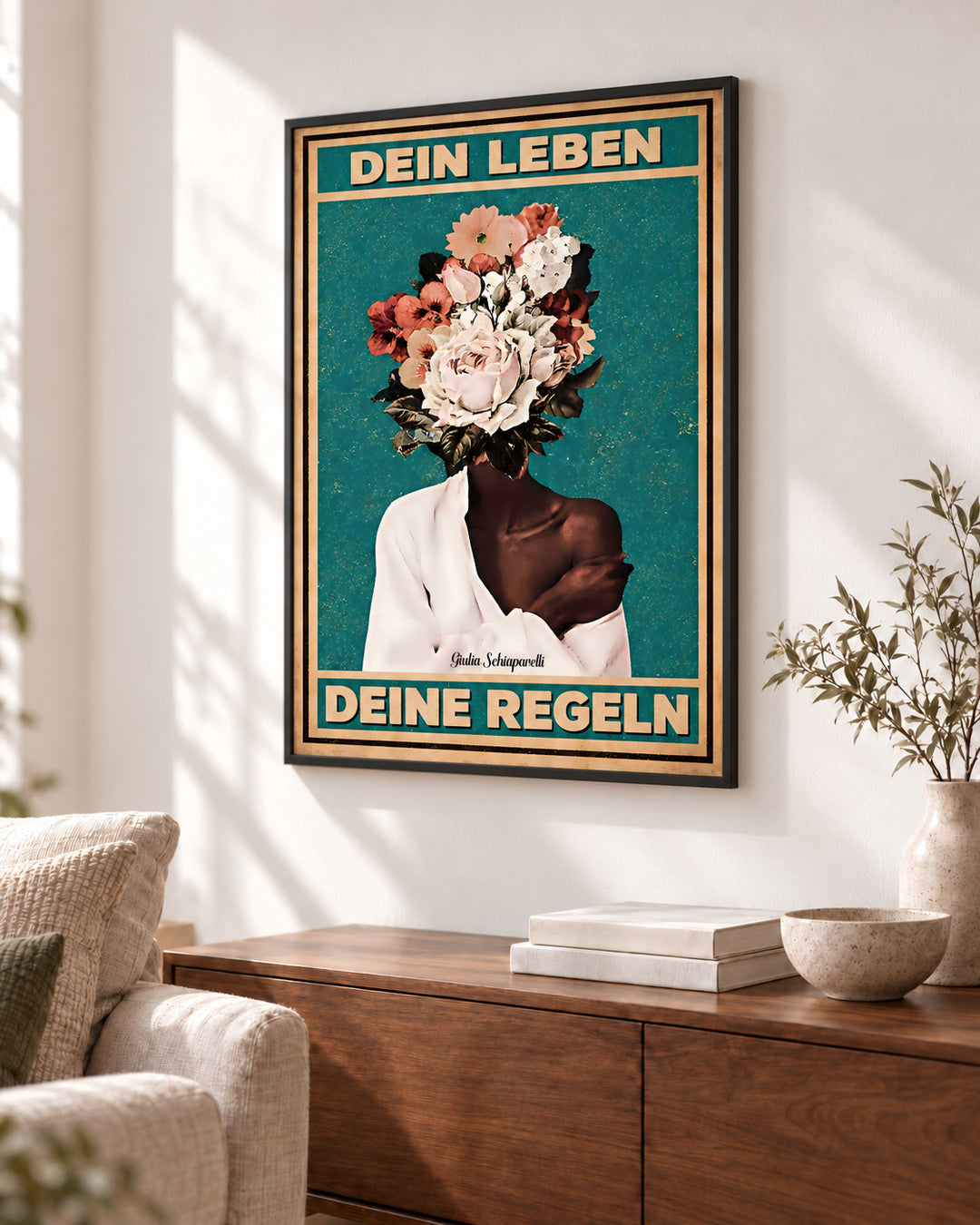 Dein Leben, deine Regeln — Dekorativer Rahmen nicht enthalten