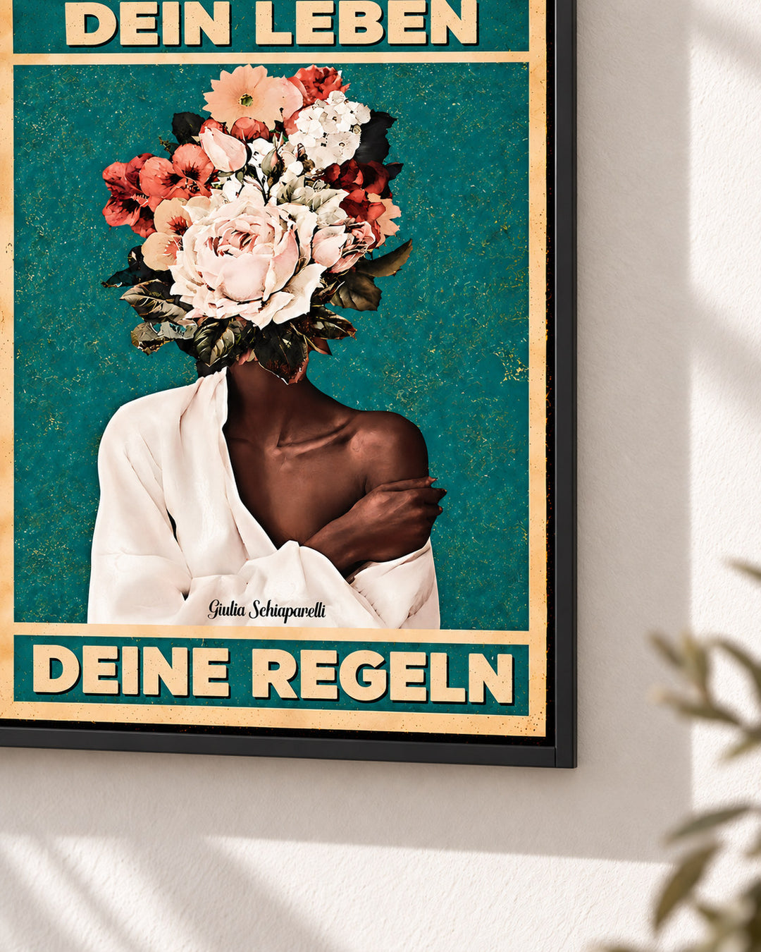 Dein Leben, deine Regeln — Dekorativer Rahmen nicht enthalten