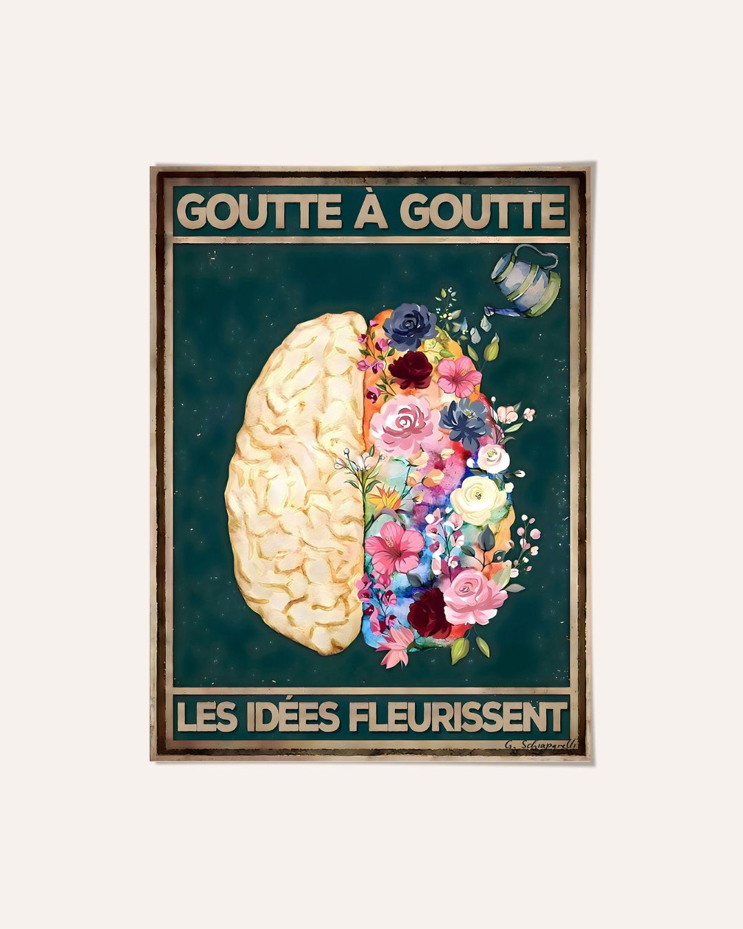 Goutte à goutte les idées fleurissent