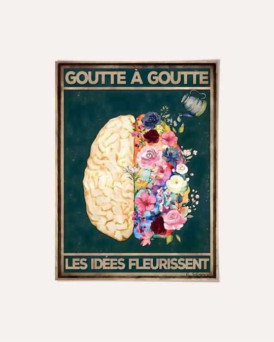 Goutte à goutte les idées fleurissent