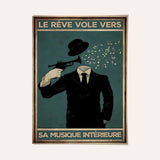 Le rêve vole vers sa musique intérieure