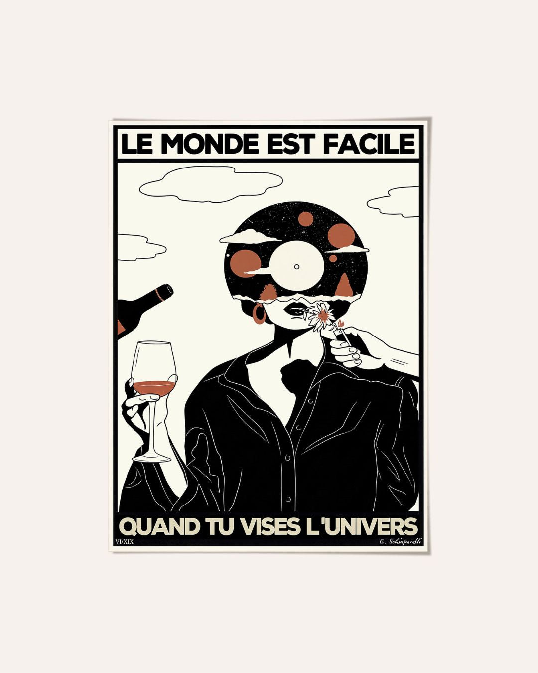 Le monde est facile quand tu vises l'Univers