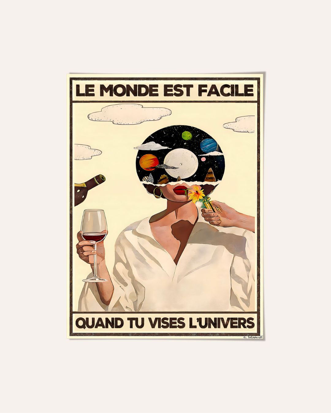 Le monde est facile quand tu vises l'Univers