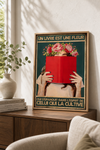 Een boek is een bloem die bloeit in de geest van degene die het cultiveert 