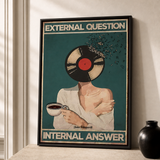 “External question, Internal answer” — cotton-linen canvas, lifestyle B