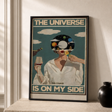 “The universe is on my side” — cotton-linen canvas, lifestyle B