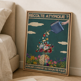« Recolte atypique? Arrose livresse du grain de folie  » — Art Print encadré, mise en situation 2