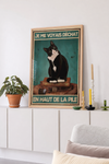 Ik zag mezelf bovenaan de stapel als een kat 