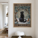 « Tu n'aimes pas où tu es? Bouge! Tu n'es pas un arbre » — Art Print encadré, mise en situation 2