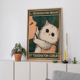 « Il décrochaton regard et touchaton coeur » — Art Print encadré, mise en situation 2