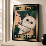 “Are you kitten me ?” — cotton-linen canvas, lifestyle B