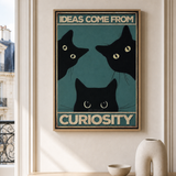 “Ideas come from curiosity” — cotton-linen canvas, lifestyle A