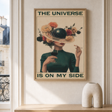 “The universe is on my side” — cotton-linen canvas, lifestyle A