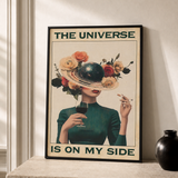“The universe is on my side” — cotton-linen canvas, lifestyle B