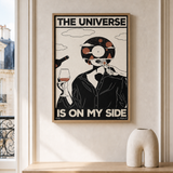 “The universe is on my side — Atelier I” — cotton-linen canvas, lifestyle A