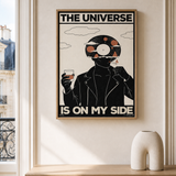 “The universe is on my side — Atelier II” — cotton-linen canvas, lifestyle A