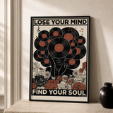 “Lose your mind, find your soul — Atelier” — cotton-linen canvas, lifestyle B