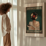 « Question extérieure, réponse intérieure » — échelle de l’œuvre dans un intérieur / artwork scale in a home