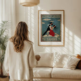 « Le monde est une piste, tu danses? » — échelle de l’œuvre dans un intérieur / artwork scale in a home