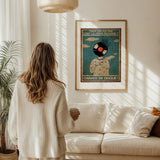 « Tous les matins c'est la même musique? Change de disque! » — échelle de l’œuvre dans un intérieur / artwork scale in a home