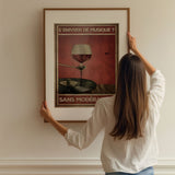 « S'enivrer de musique? Sans modération » — installation de l’œuvre dans un intérieur / artwork installation in a home