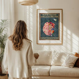« Plus de couleurs dans la matière grise, pour que la Raison ait du cœur » — échelle de l’œuvre dans un intérieur / artwork scale in a home