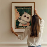 « Il décrochaton regard et touchaton coeur » — installation de l’œuvre dans un intérieur / artwork installation in a home