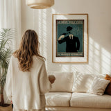 « Le rêve vole vers sa musique intérieure » — échelle de l’œuvre dans un intérieur / artwork scale in a home