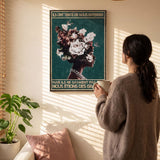 « Ils ont tenté de nous enterrer, mais ils ne savaient pas que nous étions des graines » — échelle de l’œuvre dans un intérieur / artwork scale in a home