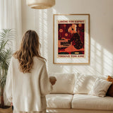 « Libère ton esprit, trouve ton âme » — échelle de l’œuvre dans un intérieur / artwork scale in a home