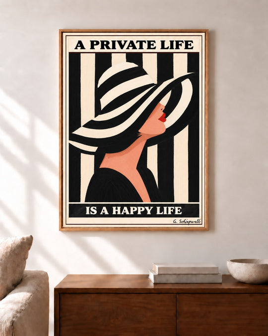 A private life is a happy life — vue 1