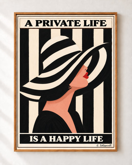 A private life is a happy life — vue 6