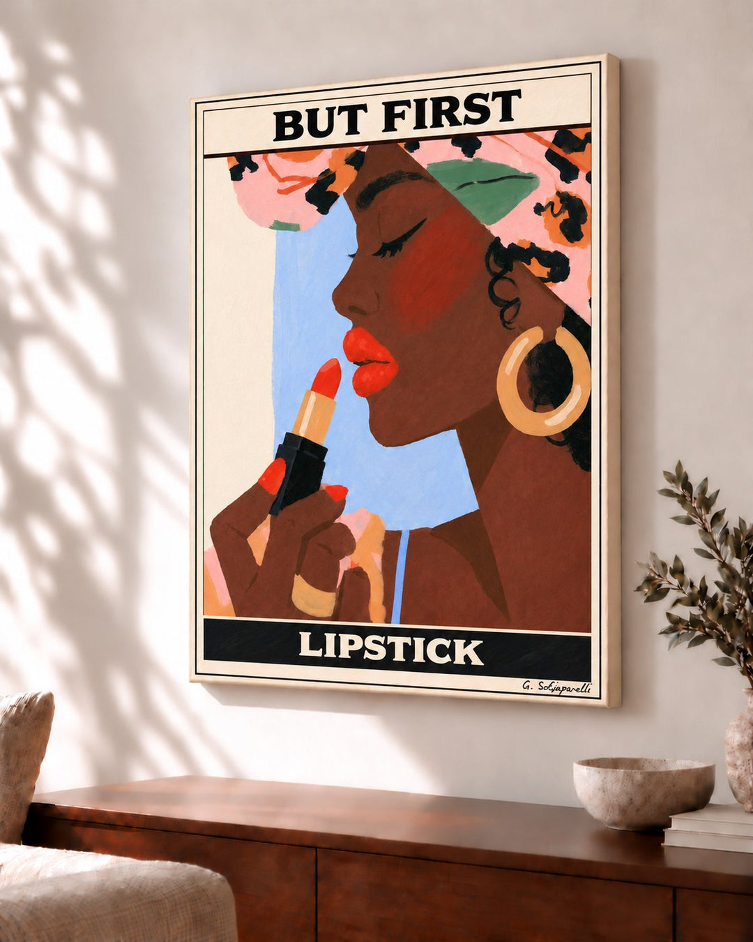 But first, lipstick — Châssis