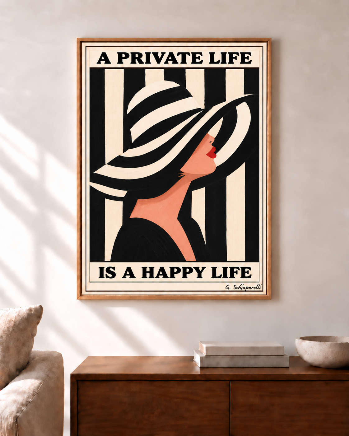 A private life is a happy life