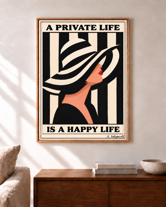 A private life is a happy life — vue 1