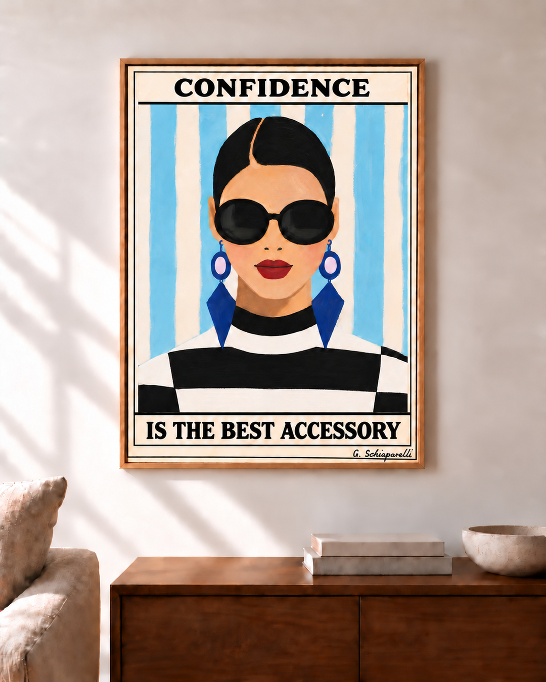 Confidence is the best accessory — Ambiance