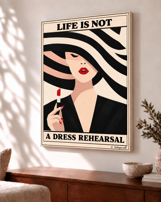 Life is not a dress rehearsal — vue 1