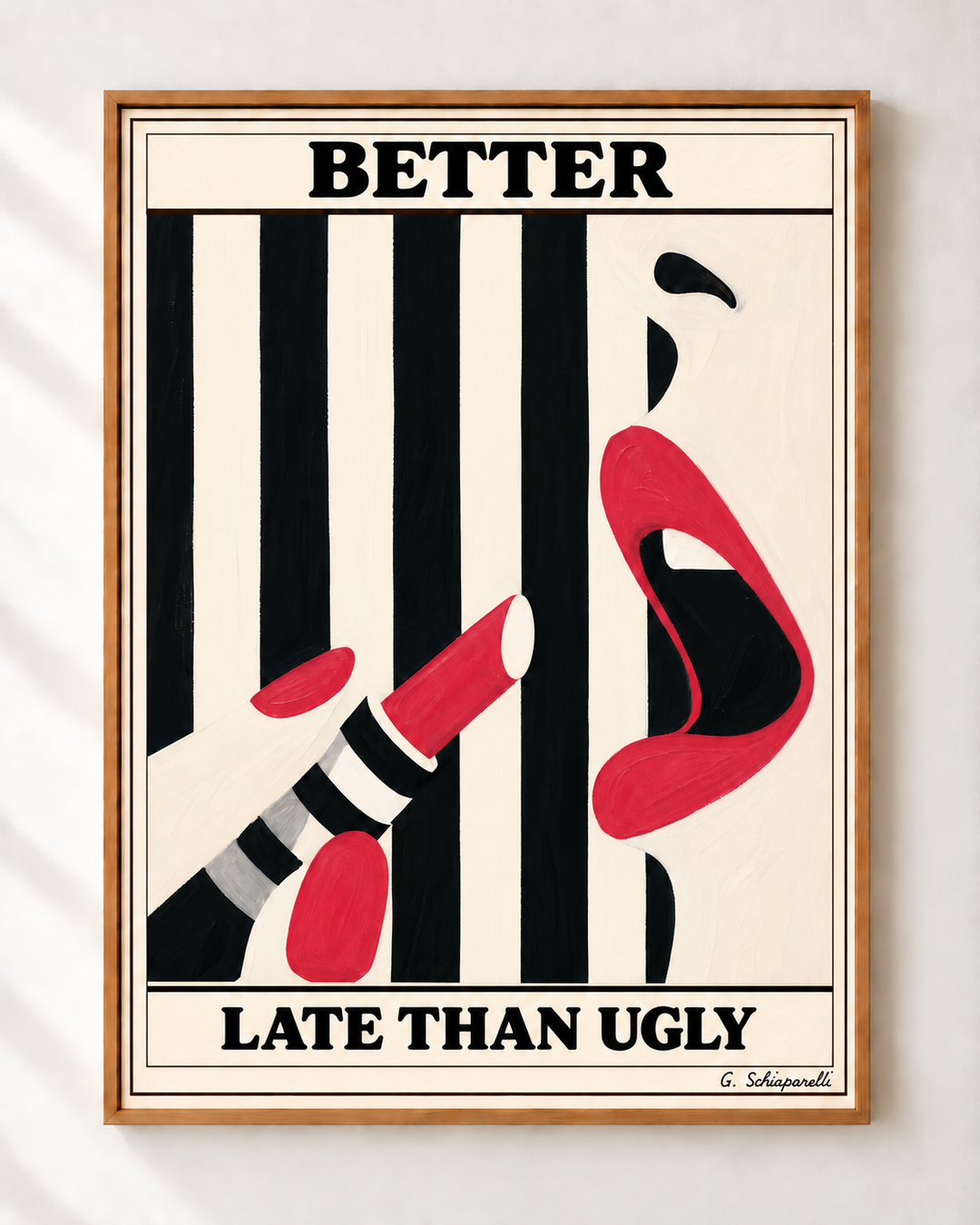 Better late than ugly — Face