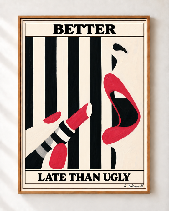 Better late than ugly — Face